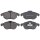 Bremsbelagsatz für Verschleißwarnanzeige 20 mm A.B.S. für u.a. SAAB 9-3