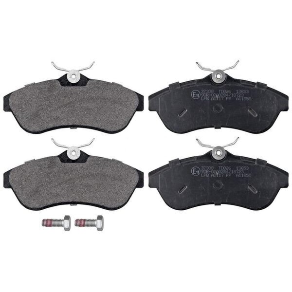 Brake pad set without wear sensor 19 mm A.B.S. for e.g. CITROËN C2