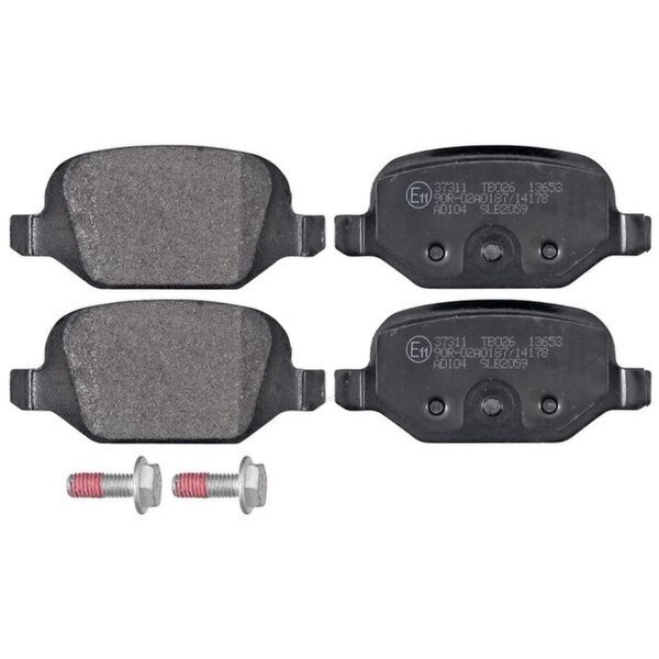 Brake pad set without wear sensor 13.7 mm A.B.S. for FIAT PANDA and others