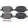 Brake pad set without wear sensor 13.7 mm A.B.S. for FIAT PANDA and others