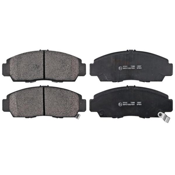 Brake pad set with wear warning 17 mm A.B.S. for HONDA FR-V and others