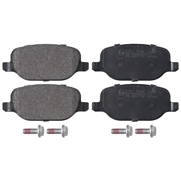 Brake pad set without wear sensor 17.8 mm A.B.S. for e.g. ALFA ROMEO 159