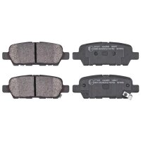 Brake pad set with wear warning 14.3 mm A.B.S. for NISSAN...
