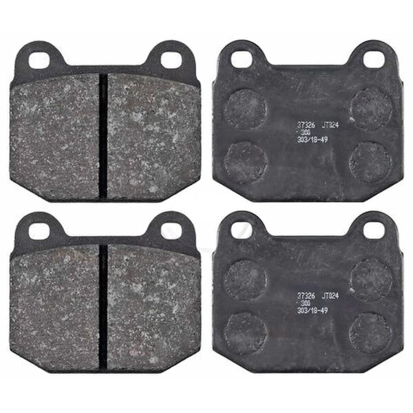 Brake pad set without wear sensor 14.4 mm A.B.S. for LOTUS ELISE and others