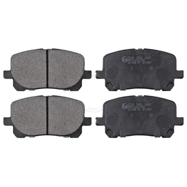 Brake pad set without wear sensor 17 mm A.B.S. for TOYOTA AVENSIS