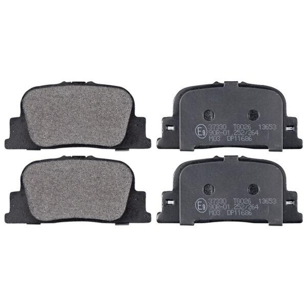 Brake pad set without wear sensor 15 mm A.B.S. for TOYOTA CAMRY and others