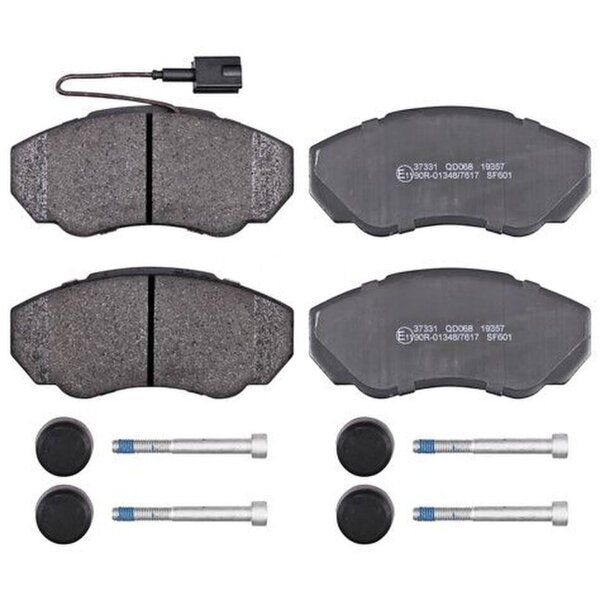 Brake pad set with wear sensor 19 mm A.B.S. for PEUGEOT BOXER and others