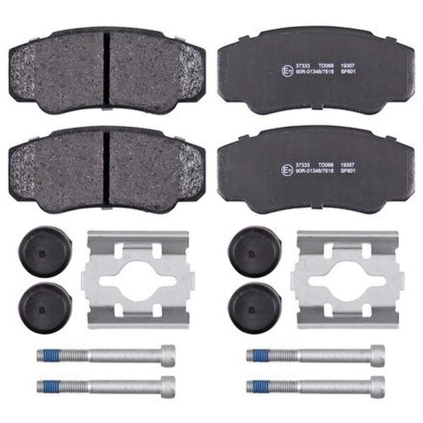 Brake pad set without wear sensor 19.9 mm A.B.S. for CITROËN JUMPER and others