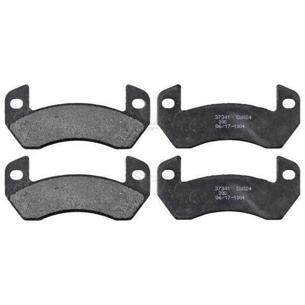 Brake pad set without wear sensor 8 mm A.B.S. for e.g. LIGIER NOVA
