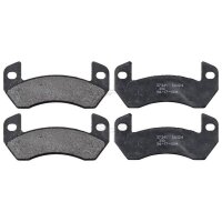 Brake pad set without wear sensor 8 mm A.B.S. for e.g....