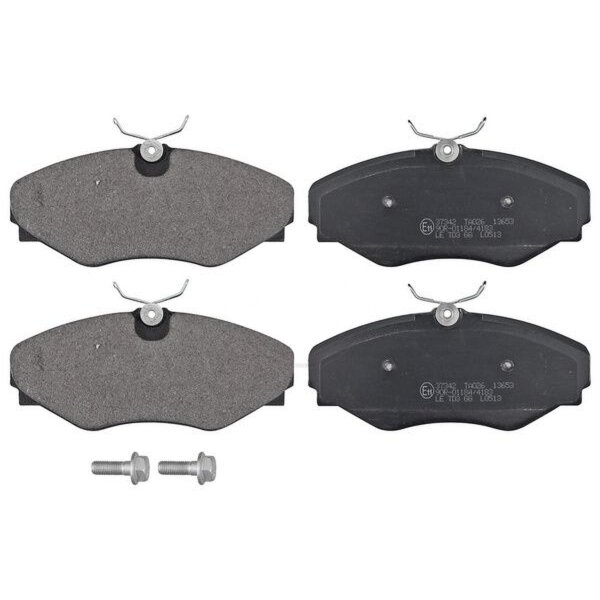 Brake pad set without wear sensor 18 mm A.B.S. for e.g. RENAULT AVANTIME