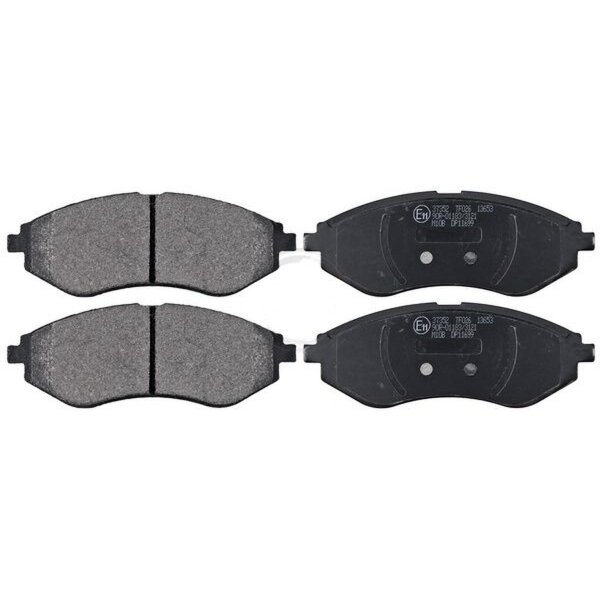 Brake pad set without wear sensor 17.8 mm A.B.S. for CHEVROLET AVEO and others