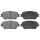Brake pad set without wear sensor 17.3 mm A.B.S. for TOYOTA CAMRY and others