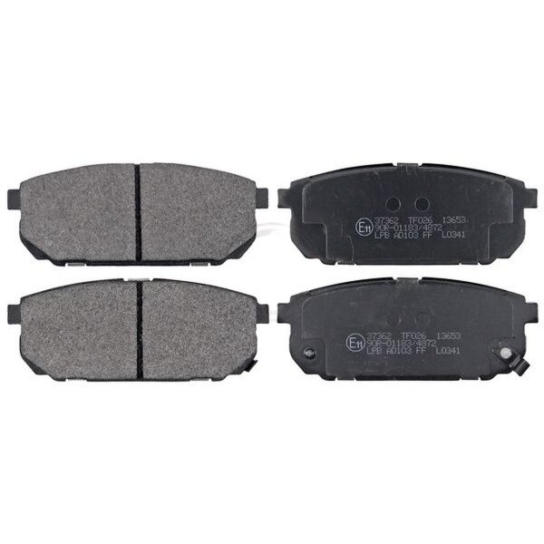 Brake pad set with wear warning 15 mm A.B.S. for KIA SORENTO and others