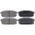 Brake pad set with wear warning 15 mm A.B.S. for KIA SORENTO and others
