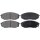 Brake pad set with wear warning 17 mm A.B.S. for KIA SORENTO and others