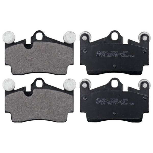Brake pad set for wear warning indicator 16.6 mm A.B.S. for AUDI Q7 and others