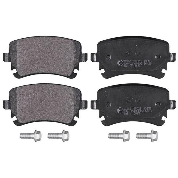 Brake pad set for wear warning indicator 17 mm A.B.S. for AUDI A6 and others