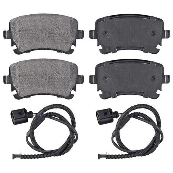 Brake pad set incl. wear warning contact 17.5 mm A.B.S. for e.g. VW PHAETON