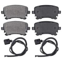 Brake pad set incl. wear warning contact 17.5 mm A.B.S....