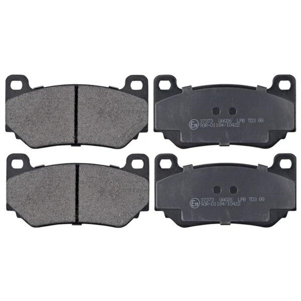 Brake pad set without integrated wear sensor 15.8 mm A.B.S. for MG MGF