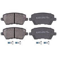 Brake pad set without wear sensor 17.3 mm A.B.S. for e.g....