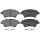 Brake pad set without wear sensor 18.3 mm A.B.S. for e.g. RENAULT MEGANE
