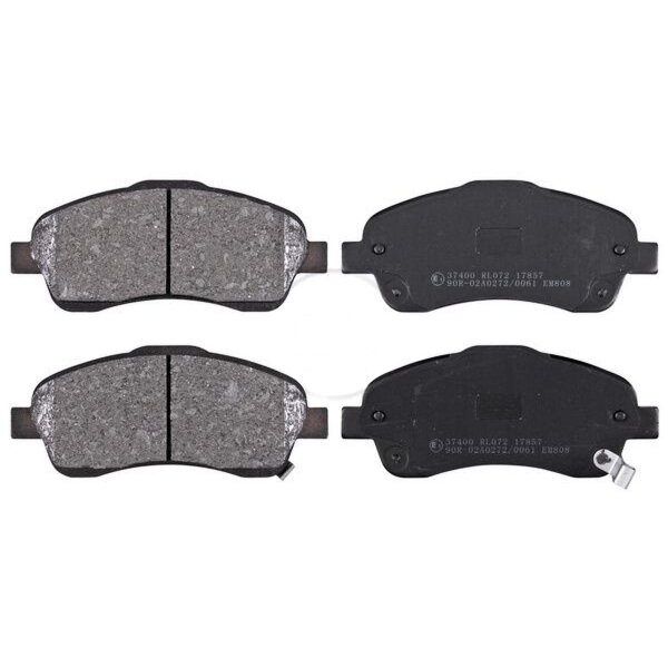 Brake pad set with wear warning 18.5 mm A.B.S. for TOYOTA AVENSIS and others