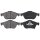 Brake pad set with wear warning 18.2 mm A.B.S. for TOYOTA AVENSIS and others
