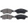 Brake pad set with wear warning 17 mm A.B.S. for SUZUKI LIANA and others