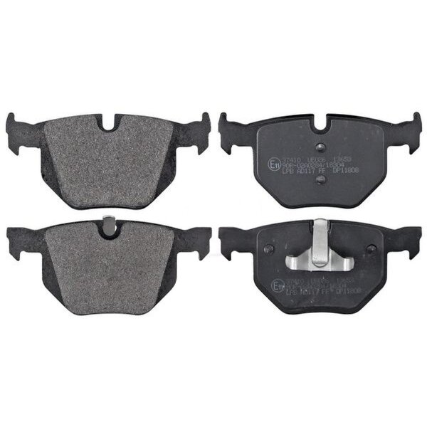 Brake pad set for wear warning indicator 17 mm A.B.S. for BMW 3 Series