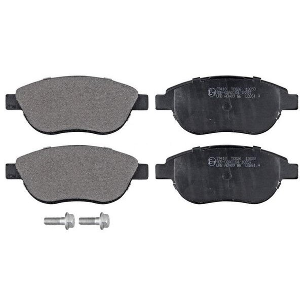 Brake pad set without wear sensor 19 mm A.B.S. for PEUGEOT 207 207+ and others