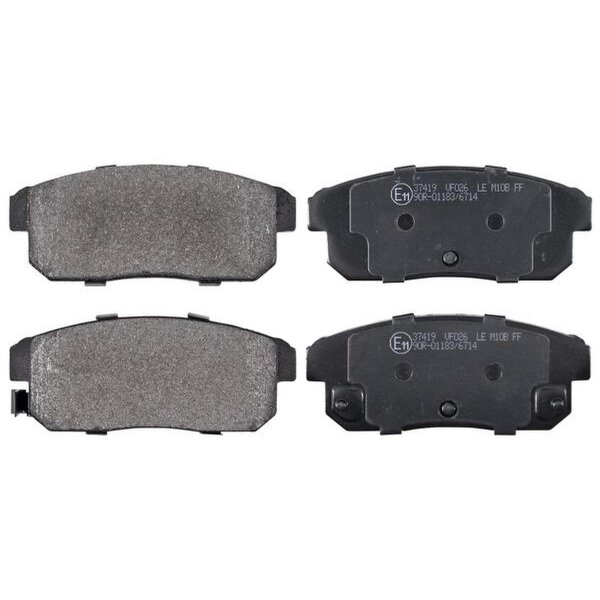 Brake pad set with wear warning 14 mm A.B.S. for e.g. MAZDA RX-8