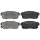 Brake pad set with wear warning 14 mm A.B.S. for e.g. MAZDA RX-8