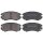 Brake pad set with wear warning 17.3 mm A.B.S. for HYUNDAI TUCSON and others