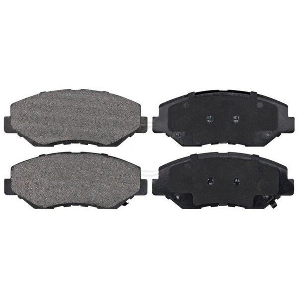 Brake pad set with wear warning 16.8 mm A.B.S. for HONDA CIVIC and others