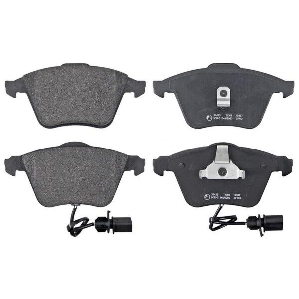 Brake pad set with integrated wear sensor 20.4 mm A.B.S. for AUDI A6 and others