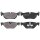 Brake pad set for wear warning indicator 17.2 mm A.B.S. for BMW 1 Series