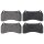 Brake pad set without wear sensor 16 mm A.B.S. for JAGUAR S-TYPE and others