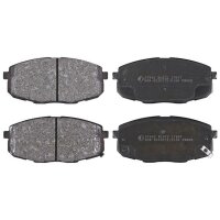 Brake pad set with wear warning 16.7 mm A.B.S. for KIA...