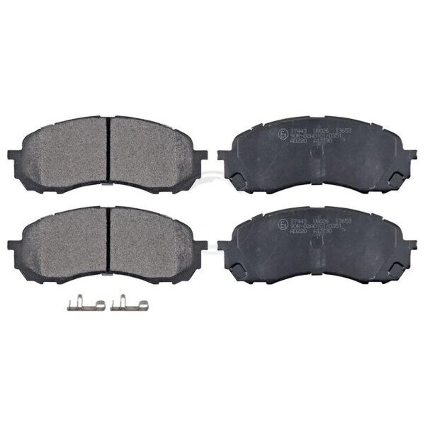 Bremsbelagsatz mit Verschleißwarnung 16,9 mm A.B.S. für u.a. SUBARU IMPREZA