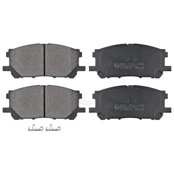 Brake pad set with wear warning 16.8 mm A.B.S. for LEXUS RX and others