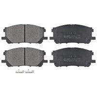 Brake pad set with wear warning 16.8 mm A.B.S. for LEXUS...