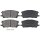 Brake pad set with wear warning 16.8 mm A.B.S. for LEXUS RX and others