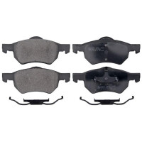 Brake pad set without wear sensor 18.6 mm A.B.S. for...