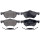 Brake pad set without wear sensor 18.6 mm A.B.S. for CHRYSLER VOYAGER and others