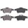 Bremsbelagsatz ohne Verschleißsensor 16,4 mm A.B.S. für u.a. SAAB 9-3