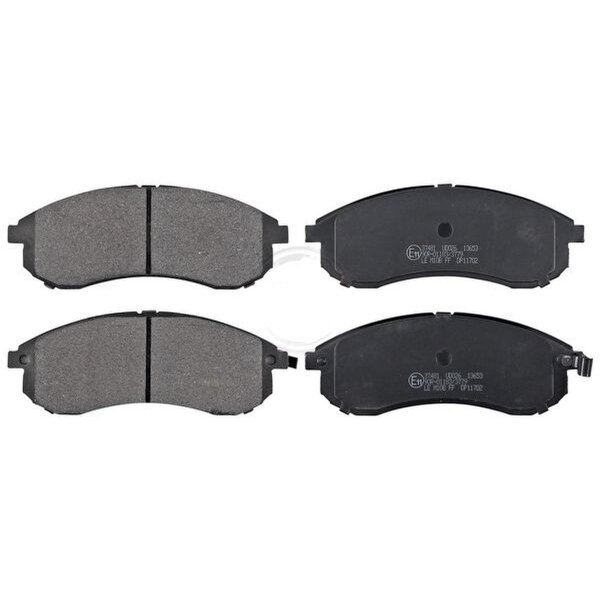 Brake pad set with wear warning 16 mm A.B.S. for MITSUBISHI L200