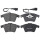 Brake pad set with integrated wear sensor 19.8 mm A.B.S. for VW TOUAREG