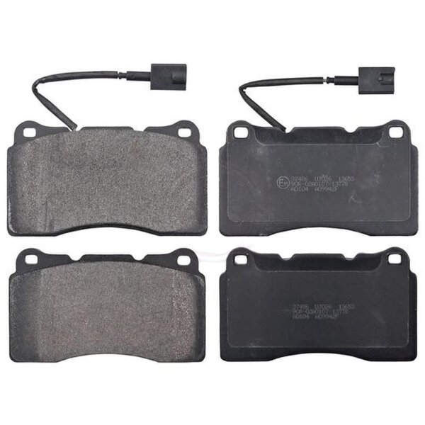 Brake pad set with wear sensor 16 mm A.B.S. for e.g. ALFA ROMEO GIULIETTA